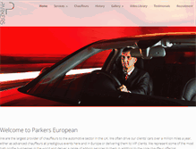 Tablet Screenshot of parkerseuropean.com